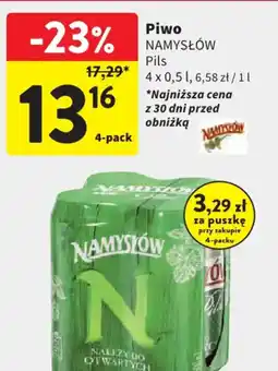 Intermarche Piwo Namysłów Pils oferta