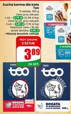 Dino Mokra karma dla kota bogata w wołowinę, sterile oferta