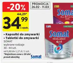Intermarche Somat Kapsułki/Tabletki oferta