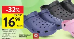 Intermarche Obuwie ogrodowe oferta