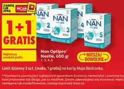 Biedronka Nan Optipro Nestlé, 650 g: 2, 3, 4, 5 oferta
