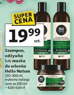 Auchan Maska do włosów z olejkiem konopi Hello Nature oferta