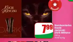 Dino Millano Bombonierka Kocie Języczki Dark oferta