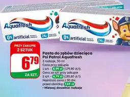 Dino Aquafresh Pasta do zębów dziecięca Psi Patrol oferta