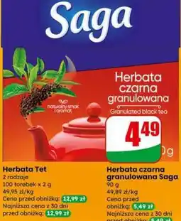 Dino Herbata czarna granulowana Saga oferta