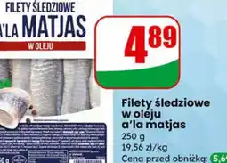 Dino Filety śledziowe w oleju a'la matjas oferta