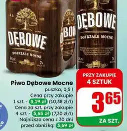 Dino Piwo Dębowe Mocne oferta
