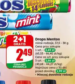 Dino Drops Mentos oferta
