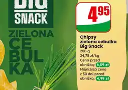 Dino Chipsy zielona cebulka Big Snack oferta