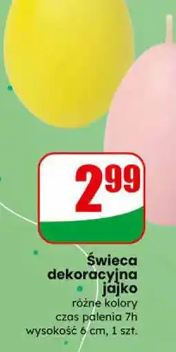 Dino Swieca dekoracyjna jajko oferta