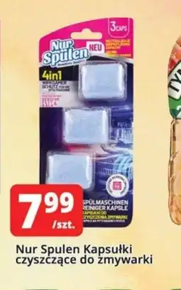 Szyneczka Nur Spulen Kapsułki czyszczące do zmywarki oferta