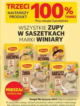 Kaufland WSZYSTKIE ZUPY W SASZETKACH MARKI WINIARY oferta