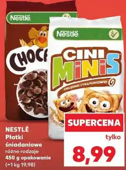 Kaufland NESTLÉ Płatki śniadaniowe różne rodzaje 450 g opakowanie oferta