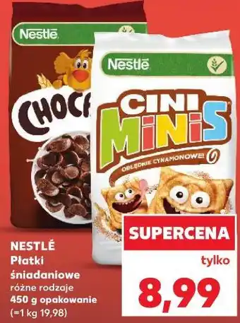 Kaufland NESTLÉ Płatki śniadaniowe różne rodzaje 450 g opakowanie oferta