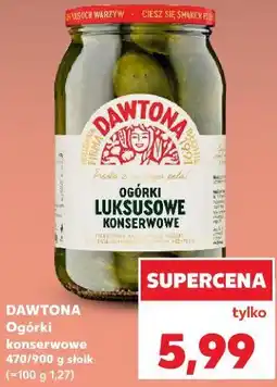 Kaufland DAWTONA Ogórki konserwowe 470/900 g słoik oferta