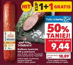 Kaufland Kiełbasa żywiecka Stąd Takie Dobre! oferta