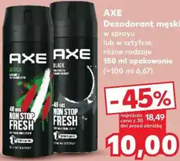 Kaufland Dezodorant męski Axe w sprayu lub w sztyfcie oferta