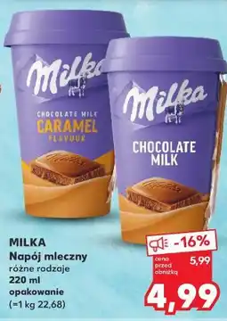 Kaufland MILKA Napój mleczny różne rodzaje oferta