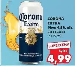 Kaufland Corona Extra Piwo 4,5% alk. 0,5 l puszka oferta