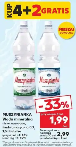 Kaufland Muszynianka Woda mineralna oferta