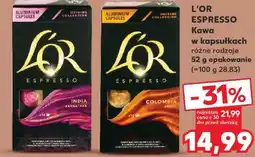 Kaufland L'OR Espresso Kawa w kapsułkach oferta