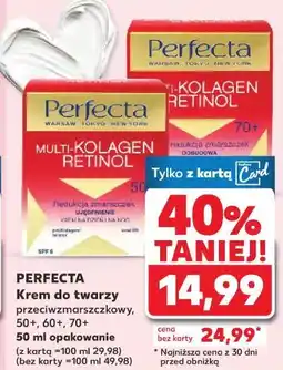 Kaufland PERFECTA Krem do twarzy przeciwzmarszczkowy oferta