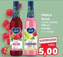 Kaufland Paola Syrop różne rodzaje oferta