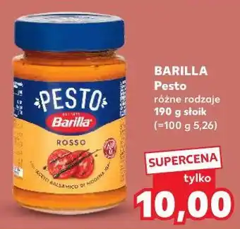 Kaufland Pesto Barilla różne rodzaje oferta