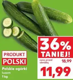 Kaufland Polskie ogórki luzem oferta