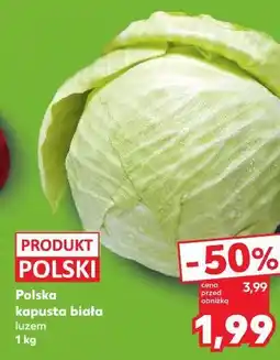 Kaufland Polska kapusta biała luzem oferta