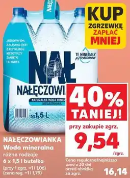 Kaufland Nałęczowianka Woda mineralna oferta