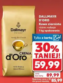 Kaufland Dallmayr d'Oro Kawa ziarnista oferta