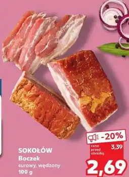 Kaufland SOKOŁÓW Boczek surowy, wędzony oferta