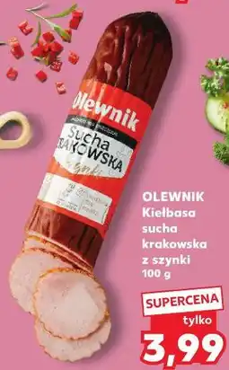 Kaufland Olewnik Kiełbasa sucha krakowska z szynki oferta