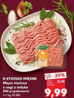 Kaufland K-Stoisko Mięsne Mięso mielone z nogi z indyka oferta