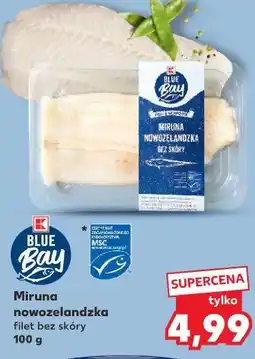 Kaufland BLUE BAY Miruna nowozelandzka filet bez skóry oferta