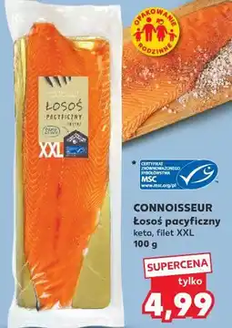 Kaufland CONNOISSEUR Łosoś pacyficzny keta, filet XXL oferta