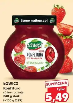 Kaufland Łowicz Konfitura różne rodzaje oferta