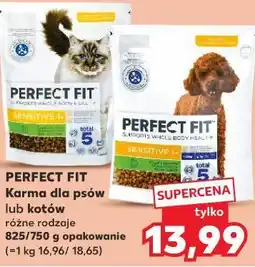 Kaufland Perfect Fit Karma dla psów lub kotów różne rodzaje 825/750 g opakowanie oferta