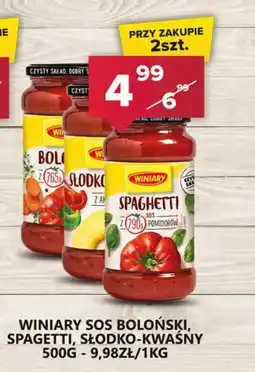 Spiżarnia Smakosza Winiary sos Boloński, Spaghetti, Słodko-Kwaśny oferta