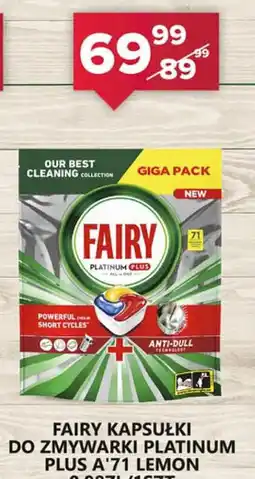 Spiżarnia Smakosza Fairy kapsułki do zmywarki Platinum Plus oferta