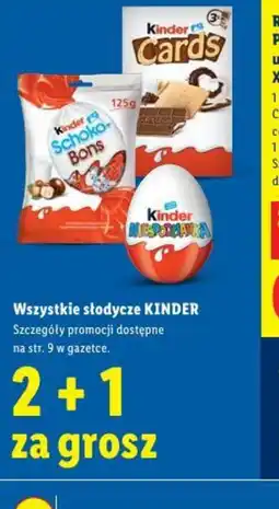 Lidl Kinder słodycze oferta