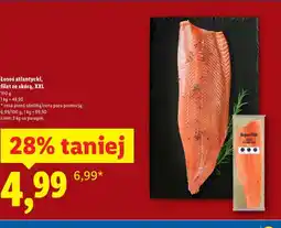 Lidl Losoś atlantycki filet oferta