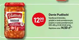Żabka Danie fasolka po bretońsku, gołąbki w sosie pomidorowym, pulpety w sosie pomidorowym oferta