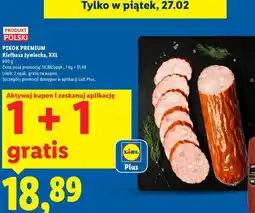 Lidl Pikok Premium Kiełbasa żywiecka oferta