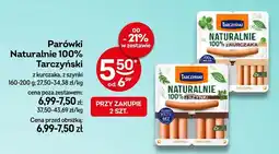 Żabka Parówki naturalnie 100% z kurczaka, z szynki oferta