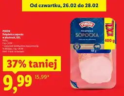 Lidl Polędwica sopocka w plastrach oferta