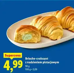 Lidl Brioche-croissant z nadzieniem pistacjowym oferta
