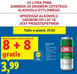Lidl Piwo Jasne oferta