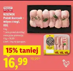 Lidl Kurczak - mięso z nogi, XXL oferta